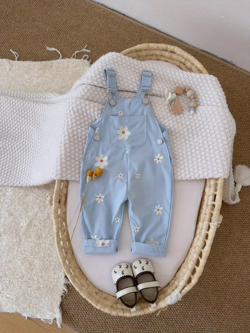 Jardineira Floral Soft Baby