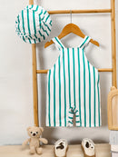 Jardineira + Chapéu Bling