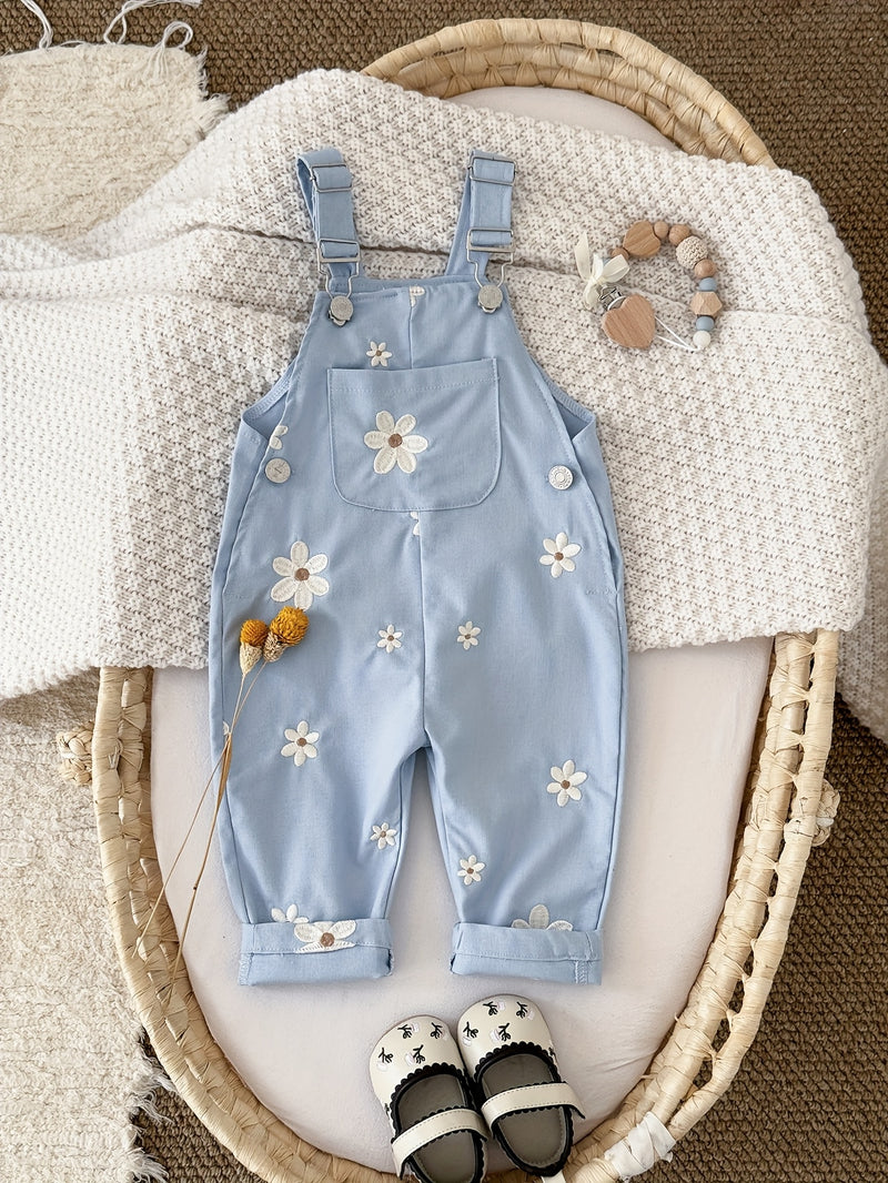 Jardineira Floral Soft Baby