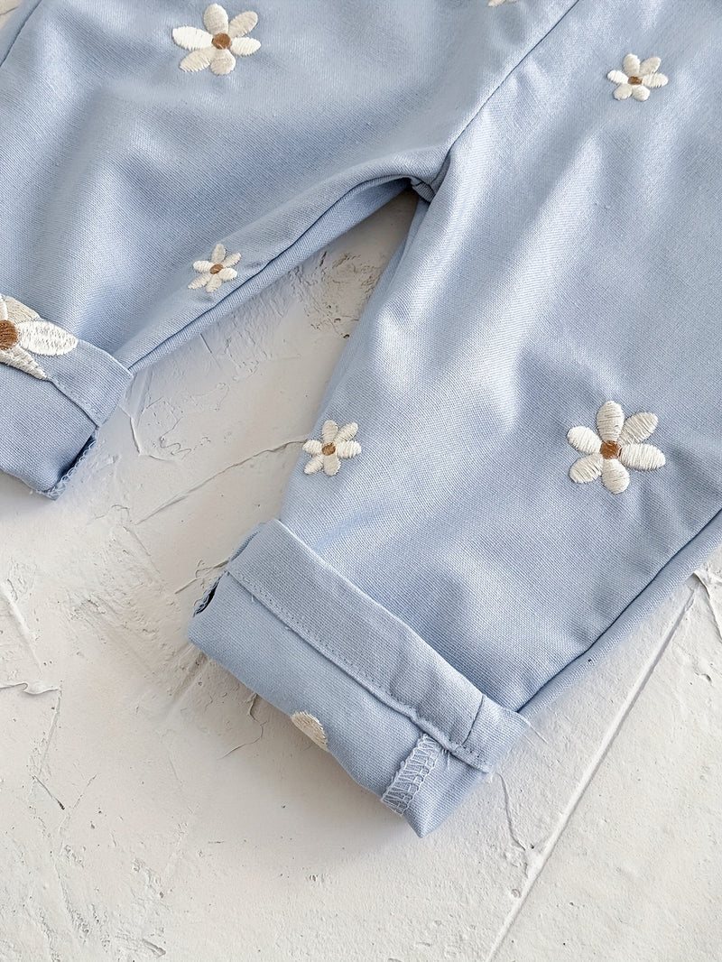 Jardineira Floral Soft Baby