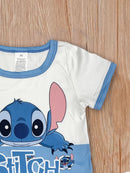 Macacão Stitch Cartoon