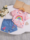 Conjunto Arco Íris Cute