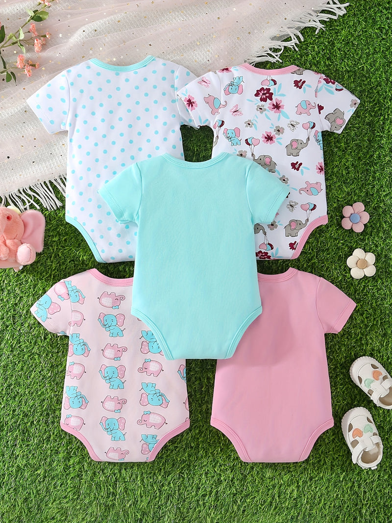 Pague 4 Leve 5 - Body Pijama Elefante