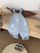 Jardineira Floral Soft Baby