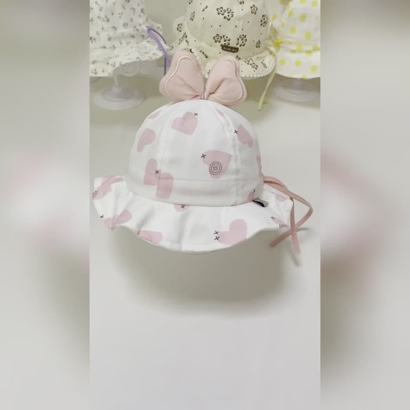 Chapéu Corações e Lacinho