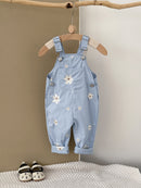 Jardineira Floral Soft Baby